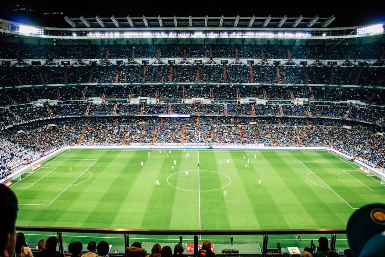 Football stadium representing global sport