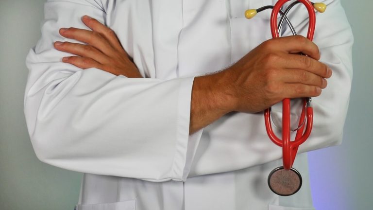 Doctor representing public health and healthcare